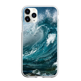 Чехол для iPhone 11 Pro матовый с принтом Волна в Тюмени, Силикон |  | вода | волны | море | пейзаж