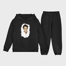 Детский костюм хлопок Oversize с принтом Roger Federer в Тюмени,  |  | Тематика изображения на принте: roger federer | роджер федерер | теннис | чемпион