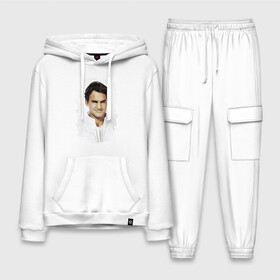 Мужской костюм хлопок с толстовкой с принтом Roger Federer в Тюмени,  |  | roger federer | роджер федерер | теннис | чемпион