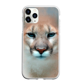 Чехол для iPhone 11 Pro матовый с принтом Пума в Тюмени, Силикон |  | Тематика изображения на принте: животные | киса | кошка | пума