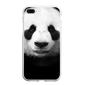 Чехол для iPhone 7Plus/8 Plus матовый с принтом Панда в Тюмени, Силикон | Область печати: задняя сторона чехла, без боковых панелей | панда