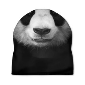 Шапка 3D с принтом Панда в Тюмени, 100% полиэстер | универсальный размер, печать по всей поверхности изделия | панда
