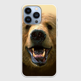 Чехол для iPhone 13 Pro с принтом Мишка в Тюмени,  |  | Тематика изображения на принте: бурый | гризли | животные | медведь | мишка
