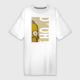 Платье-футболка хлопок с принтом Homer Doh в Тюмени,  |  | homer doh гомер симпсон simpsons барт bart