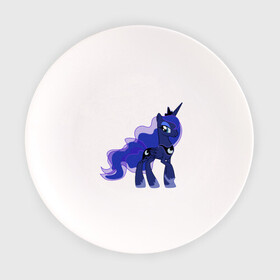 Тарелка с принтом Princess Luna в Тюмени, фарфор | диаметр - 210 мм
диаметр для нанесения принта - 120 мм | Тематика изображения на принте: mlp | pony | млп | пони | фанатам mlp:fimлуна