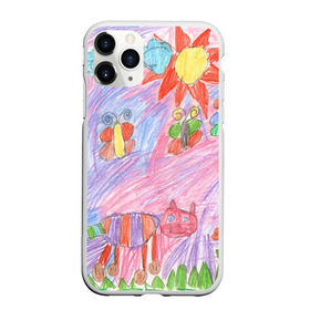 Чехол для iPhone 11 Pro матовый с принтом Детские рисунки в Тюмени, Силикон |  | dg | габбана | детский | дольче | карандаш | картина | мода | рисунок