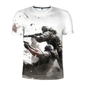 Мужская футболка 3D спортивная с принтом Rainbow Six Siege в Тюмени, 100% полиэстер с улучшенными характеристиками | приталенный силуэт, круглая горловина, широкие плечи, сужается к линии бедра | rainbow six siege | игры