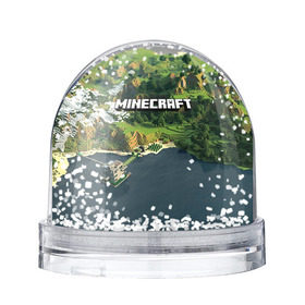 Снежный шар с принтом Minecraft в Тюмени, Пластик | Изображение внутри шара печатается на глянцевой фотобумаге с двух сторон | крипер