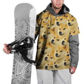 Накидка на куртку 3D с принтом Doge в Тюмени, 100% полиэстер |  | Тематика изображения на принте: doge