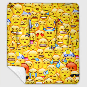 Плед с рукавами с принтом Emoji в Тюмени, 100% полиэстер | Закругленные углы, все края обработаны. Ткань не мнется и не растягивается. Размер 170*145 | emoji | смайлы | эмоджи