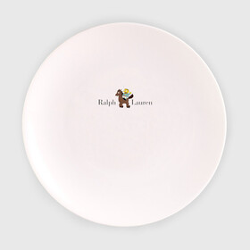 Тарелка с принтом Ralph Wiggum Lauren в Тюмени, фарфор | диаметр - 210 мм
диаметр для нанесения принта - 120 мм | Тематика изображения на принте: 