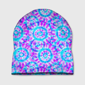 Шапка 3D с принтом Tie dye в Тюмени, 100% полиэстер | универсальный размер, печать по всей поверхности изделия | tie dye