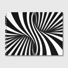 Альбом для рисования с принтом Оптические иллюзии в Тюмени, 100% бумага
 | матовая бумага, плотность 200 мг. | глюк | иллюзия | мем | оптика | орнамент | узор