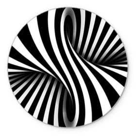 Коврик круглый с принтом Оптические иллюзии в Тюмени, резина и полиэстер | круглая форма, изображение наносится на всю лицевую часть | глюк | иллюзия | мем | оптика | орнамент | узор