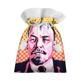 Подарочный 3D мешок с принтом Поп-арт. Ленин в Тюмени, 100% полиэстер | Размер: 29*39 см | Тематика изображения на принте: lenin | ильич | ленин | поп арт | ретро | ссср | товарищ