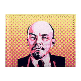 Обложка для студенческого билета с принтом Поп-арт. Ленин в Тюмени, натуральная кожа | Размер: 11*8 см; Печать на всей внешней стороне | lenin | ильич | ленин | поп арт | ретро | ссср | товарищ