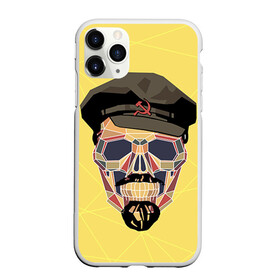 Чехол для iPhone 11 Pro Max матовый с принтом Полигональный череп Ленина в Тюмени, Силикон |  | lenin | ильич | ленин | полигональный череп | ретро | ссср | товарищ | череп