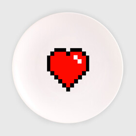 Тарелка 3D с принтом Minecraft сердце в Тюмени, фарфор | диаметр - 210 мм
диаметр для нанесения принта - 120 мм | minecraft | minecraft сердцесердце | игра | майнкрафт.