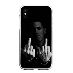 Чехол для iPhone XS Max матовый с принтом Eminem в Тюмени, Силикон | Область печати: задняя сторона чехла, без боковых панелей | eminem | music | rap | музыка | реп | эминем