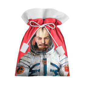 Подарочный 3D мешок с принтом Ленин космонавт в Тюмени, 100% полиэстер | Размер: 29*39 см | lenin | ильич | космонавт | космос | ленин | ретро | ссср | товарищ