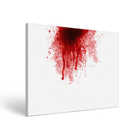 Холст прямоугольный с принтом Кровь в Тюмени, 100% ПВХ |  | halloween | без головы | кровь | праздник | тыква | хэллоуин