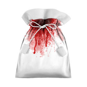 Подарочный 3D мешок с принтом Кровь в Тюмени, 100% полиэстер | Размер: 29*39 см | halloween | без головы | кровь | праздник | тыква | хэллоуин