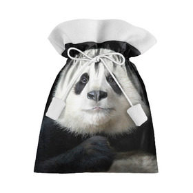 Подарочный 3D мешок с принтом Панда в Тюмени, 100% полиэстер | Размер: 29*39 см | панда