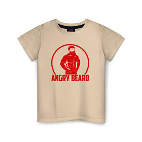 Детская футболка хлопок с принтом Кроссфит Бородач в Тюмени, 100% хлопок | круглый вырез горловины, полуприлегающий силуэт, длина до линии бедер | Тематика изображения на принте: crossfit бородач | кроссфит