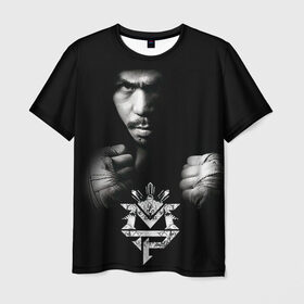 Мужская футболка 3D с принтом Менни Пакьяо в Тюмени, 100% полиэфир | прямой крой, круглый вырез горловины, длина до линии бедер | boxing | manny | pacquiao | бокс | боксер | знаменитость | мэнни | мэнни пакьяо | спорт