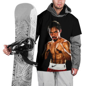 Накидка на куртку 3D с принтом Менни Пакьяо в Тюмени, 100% полиэстер |  | boxing | manny | pacquiao | бокс | боксер | знаменитость | мэнни | мэнни пакьяо | спорт