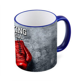 Кружка 3D с принтом Boxing в Тюмени, керамика | ёмкость 330 мл | boxing | boxing russia | бокс | боксер | перчатки