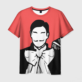 Мужская футболка 3D с принтом Big bang в Тюмени, 100% полиэфир | прямой крой, круглый вырез горловины, длина до линии бедер | Тематика изображения на принте: 