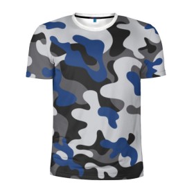 Мужская футболка 3D спортивная с принтом Камуфляж в Тюмени, 100% полиэстер с улучшенными характеристиками | приталенный силуэт, круглая горловина, широкие плечи, сужается к линии бедра | army | military | армия