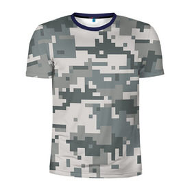 Мужская футболка 3D спортивная с принтом Камуфляж в Тюмени, 100% полиэстер с улучшенными характеристиками | приталенный силуэт, круглая горловина, широкие плечи, сужается к линии бедра | army | military | армейские | армия | камуфляж | комуфляж