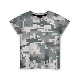 Детская футболка 3D с принтом Камуфляж в Тюмени, 100% гипоаллергенный полиэфир | прямой крой, круглый вырез горловины, длина до линии бедер, чуть спущенное плечо, ткань немного тянется | army | military | армейские | армия | камуфляж | комуфляж
