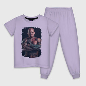 Детская пижама хлопок с принтом Jeff Monson (MMA) в Тюмени, 100% хлопок |  брюки и футболка прямого кроя, без карманов, на брюках мягкая резинка на поясе и по низу штанин
 | ufc