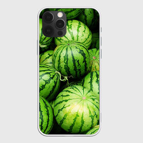 Чехол для iPhone 12 Pro Max с принтом Арбузы в Тюмени, Силикон |  | арбуз | еда | фрукт | ягода