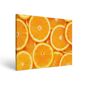 Холст прямоугольный с принтом Апельсин в Тюмени, 100% ПВХ |  | Тематика изображения на принте: апельсин | еда | лимон | фрукт