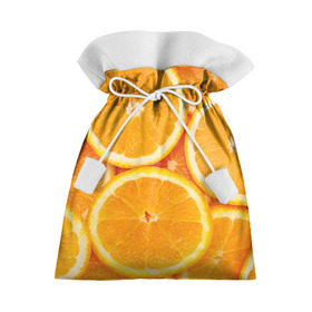 Подарочный 3D мешок с принтом Апельсин в Тюмени, 100% полиэстер | Размер: 29*39 см | апельсин | еда | лимон | фрукт