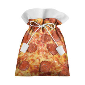 Подарочный 3D мешок с принтом Пицца в Тюмени, 100% полиэстер | Размер: 29*39 см | Тематика изображения на принте: pizza | еда | пицца | фастфуд