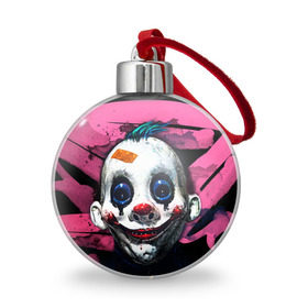 Ёлочный шар с принтом Клоун в Тюмени, Пластик | Диаметр: 77 мм | halloween | злодей | злой | клоун | монстр | хэлоуин
