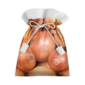 Подарочный 3D мешок с принтом Лук-лучок в Тюмени, 100% полиэстер | Размер: 29*39 см | золотая | лук | луковица | лучок | опарин | ургант | эхлуклучок