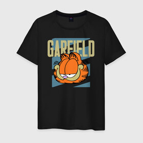 Мужская футболка хлопок с принтом Garfield Radical в Тюмени, 100% хлопок | прямой крой, круглый вырез горловины, длина до линии бедер, слегка спущенное плечо. | Тематика изображения на принте: garfield radical гарфилд кот