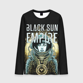 Мужской лонгслив 3D с принтом Black Sun Empire в Тюмени, 100% полиэстер | длинные рукава, круглый вырез горловины, полуприлегающий силуэт | empire