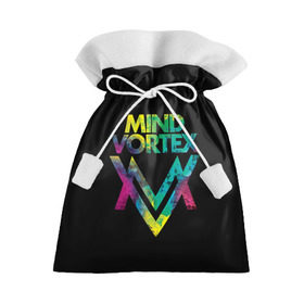 Подарочный 3D мешок с принтом MIND VORTEX в Тюмени, 100% полиэстер | Размер: 29*39 см | Тематика изображения на принте: and | dnb | drumm | mind | pirate | station | vortex | бэйс | вортекс | драм | майнд | пиратская | станция