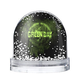 Водяной шар с принтом Green Day в Тюмени, Пластик | Изображение внутри шара печатается на глянцевой фотобумаге с двух сторон | Тематика изображения на принте: green day | rock | грин дей | рок