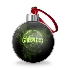 Ёлочный шар с принтом Green Day в Тюмени, Пластик | Диаметр: 77 мм | Тематика изображения на принте: green day | rock | грин дей | рок