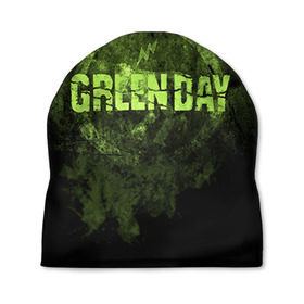 Шапка 3D с принтом Green Day в Тюмени, 100% полиэстер | универсальный размер, печать по всей поверхности изделия | green day | rock | грин дей | рок