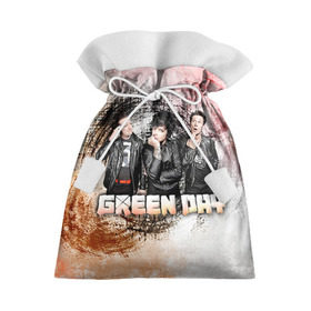 Подарочный 3D мешок с принтом Green Day в Тюмени, 100% полиэстер | Размер: 29*39 см | Тематика изображения на принте: green day | rock | грин дей | рок