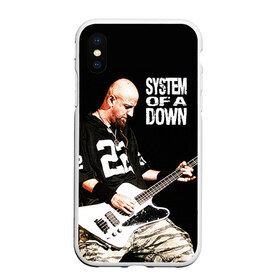 Чехол для iPhone XS Max матовый с принтом System of a Down в Тюмени, Силикон | Область печати: задняя сторона чехла, без боковых панелей | hard rock | metal | rock | serj | system of a down | tankian | метал | рок | систем | танкян | хардрок